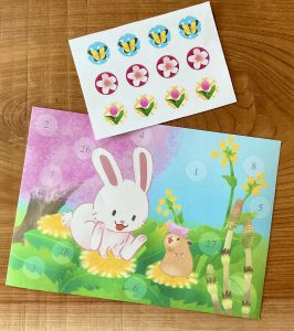 幼稚園春休みのカレンダー写真