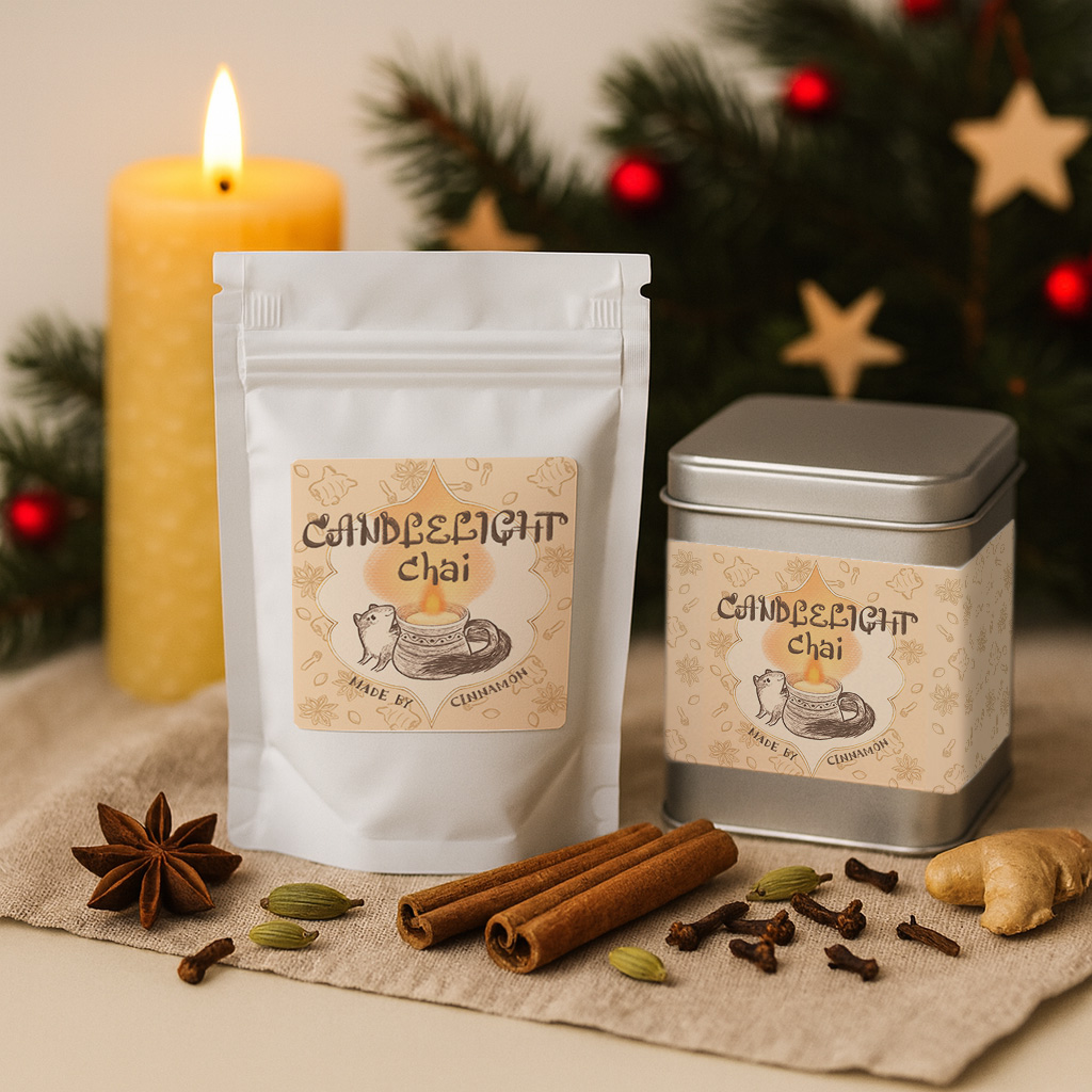 チャイのパッケージモックアップ